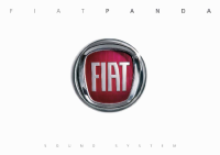 FIAT PANDA - manual SOUND-SYSTEM-MP3_EN_07-2007 